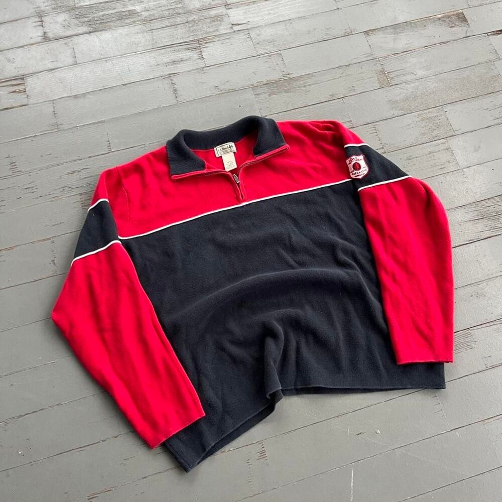 L.L.Bean Old Money Y2K Quarter Zip Longsleeve